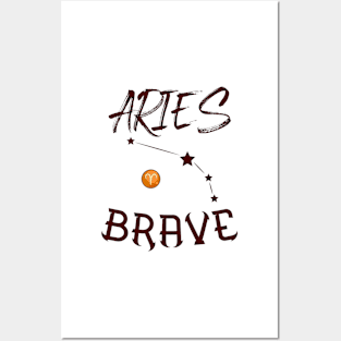 Aries Brave Posters and Art